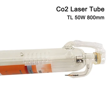 Тръба лазер CO2 ТОНГЛИ 800ММ 45В стъклена за машина За рязане TL ТЛК800-45 гравиране СО2 лазер