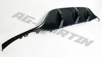 Carbon fiber car rear diffuser back lip cover задна броня за устни брадичката за Mercedes-Benz C class W205 C180 C200 C260+