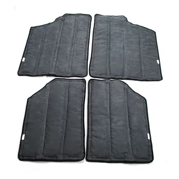 4бр 2Door Car Heat insulation cotton Hard Top Sound Insulation Wrap Mat For Jeep Wrangler 2013 Car Styling Accessary