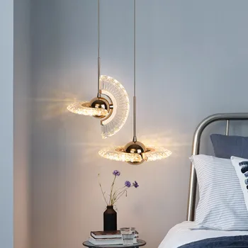 Модерен Led Окачен Лампа За Кухня, Трапезария Вътрешно Осветление Светлина Украса HomeDecor Crystal Лампа Блясък Дропшиппинг
