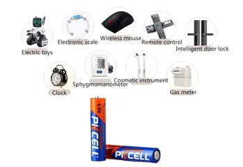 24 бр./карта на PKCELL LR03 AAA 1.5 V Алкални Батерии Единични С Помощта на Електронни термогана,Фенери, Часовници ,Дистанционни управления