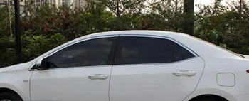 Почистване на Прозореца Декоративни Ленти От Неръждаема Стомана, Автомобилни Външни Аксесоари за Toyota Corolla без колона