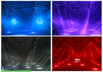 85 ВАТА LED Sunflower Beam Wash Moving Head Light RGBW 4IN1LEDs DMX-512 Control Professional Disco DJ Party Stage Светлини
