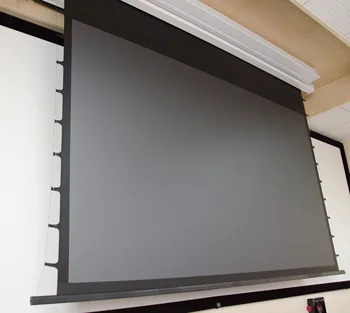 16:9 4k Мотор Натоварен на Проектора от Екрана е Черен Кристал ALR Прожекционен екран за домашно кино