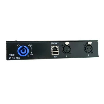 2-портов възел DMX512 Мрежов Порт DMX Конзола 1024 изходни параметри DJ Диско Екип крило Фейдер Крило Баба Onpc Движат Главоболие лампа