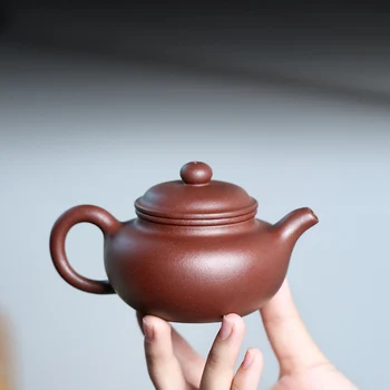 ★Два удара] Yixing лилаво глинен чайник чисти ръчно, Определени чай