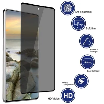 Поверителността Закалено Стъкло Протектор на Екрана, За HuaWei Honor 50 Play 20 5 5T SE X10, X20 P40 P30 P50 P20 Lite Pro 4G 5G 100 бр