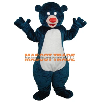 Синьо Голяма Мечка Костюм на Анимационен Герой Cosplay Талисман Потребителски Продукти Северна Африка Бала мечка талисман костюм вземат и