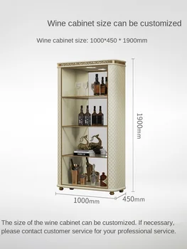 винен шкаф-комбинация от италиански модел трапезария шкафче, гардероб хол вино кабинет украса на кабинета