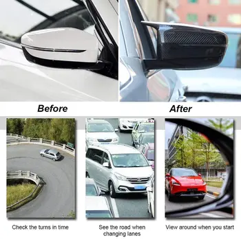 За BMW Серия 5 G11 G12 G30 G38 Странично Автомобилно Огледало за Обратно виждане Капак От Въглеродни Влакна, Смяна на Огледала за Обратно виждане на Кутията 2017 2018 2019