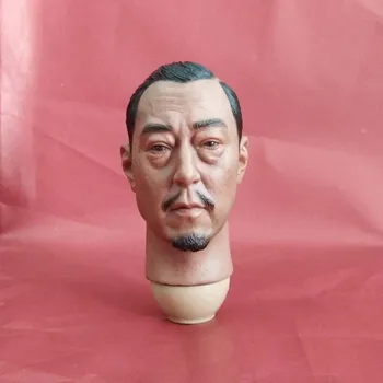 1/6 Мащаб Kung Fu Hustle Head Извайвам Дани Kwok-Kwan Chan Head Carving Model Toy for 12in Action Figure Toy