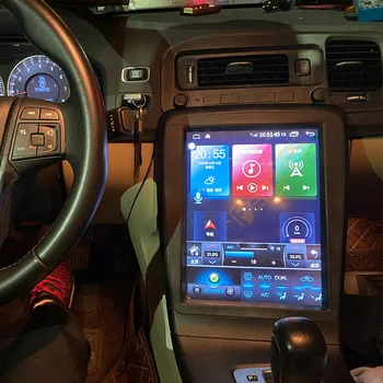 Кола Стерео 2 Din Android Авторадио За Volvo S60, V60 2011-2018 Tesla Стил Радиоприемник GPS Навигатор Мултимедиен DVD - Плейър