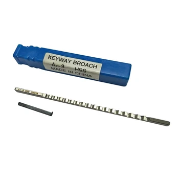 2 бр./лот 2 мм 3 мм Push-Type Keyway Broach Metric Size HSS Keyway Cutting Tool Knife for CNC Router Metalworking