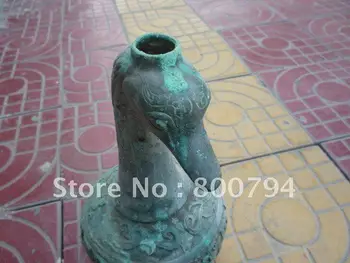 Много рядка бронзова ваза от династията Хан (178-221 ), безплатна доставка