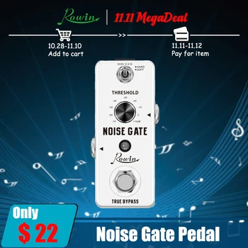 Rowin Noise Killer Guitar Noise Gate Suppressor Педала ефекти 2 Режима на