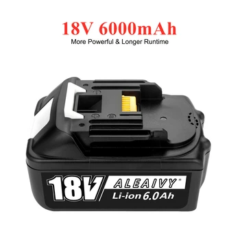 Истински Със Зарядно Устройство BL1860 Акумулаторна Батерия 18v 6000 mah Литиево-Йонна батерия за Makita 18v Батерия 6Ah BL1850 BL1880 BL1860B LXT400